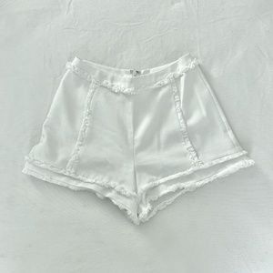 White Boho Shorts